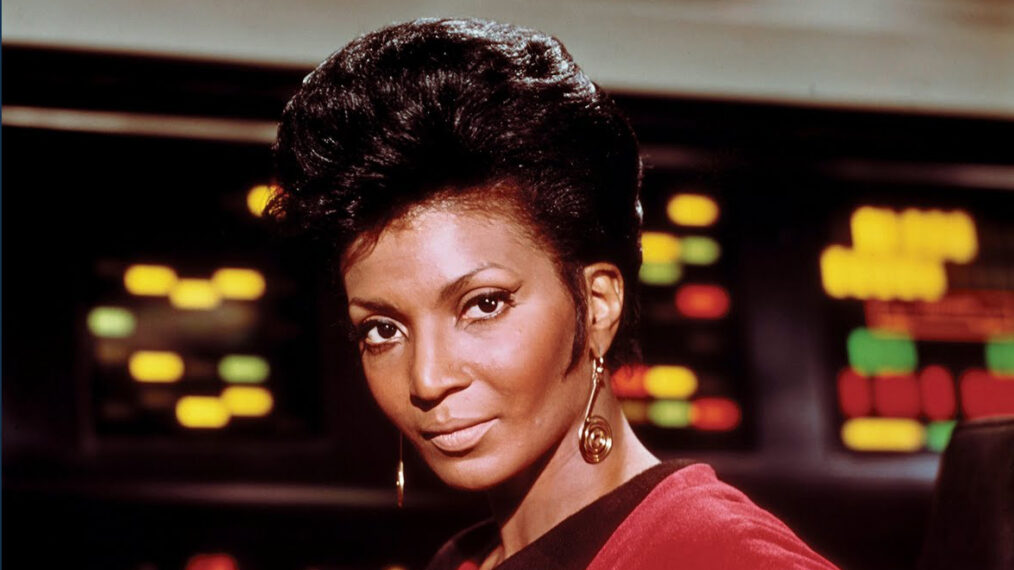 Nichelle Nichols as the iconic Lt. Uhura in Star Trek