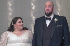 Chrissy Metz as Kate and Chris Sullivan as Toby in This Is Us - Season 2