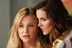 Jessica Capshaw and Stefania Spampinato in Grey's Anatomy