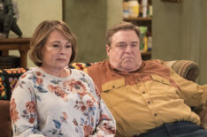 Roseanne Barr and John Goodman