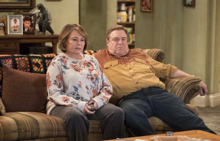 Roseanne Barr and John Goodman