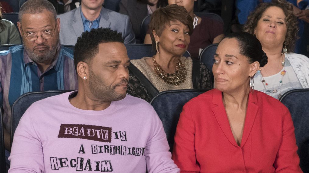 Laurence Fishburne, Anthony Anderson, Jenifer Lewis, Tracee Ellis Ross, Anna Deavere Smith in Black-ish