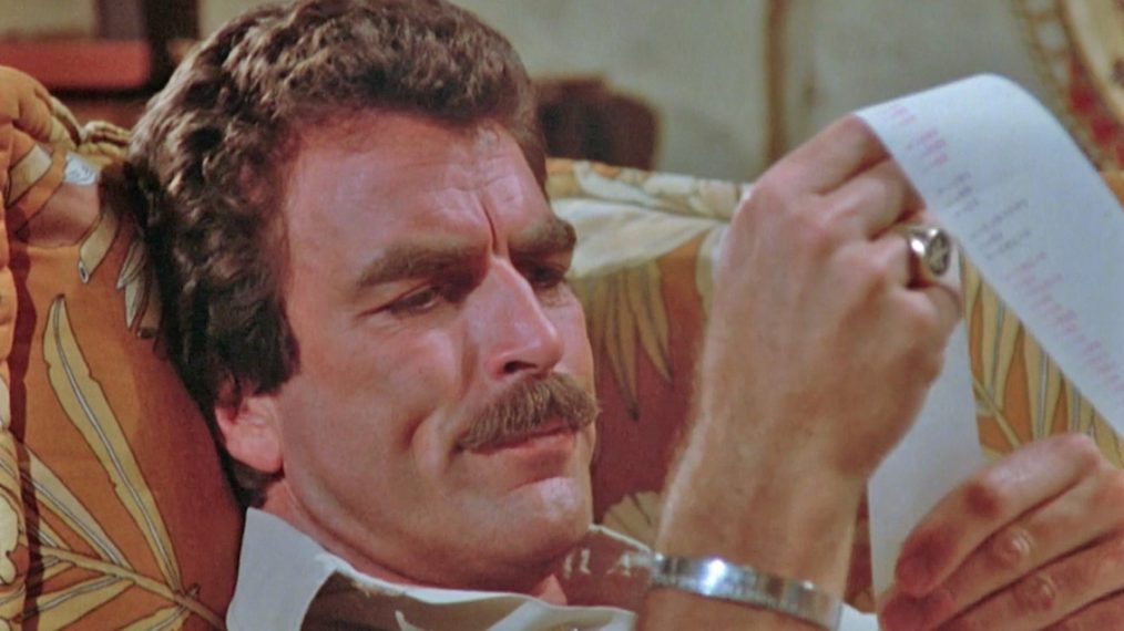 Tom Selleck as Magnum P.I.