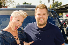 P!nk performs in a Carpool Karaoke with James Corden