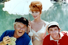 Gilligan's Island - Alan Hale Jr. as The Skipper, Tina Louise as Ginger Grant, and Bob Denver as Gilligan