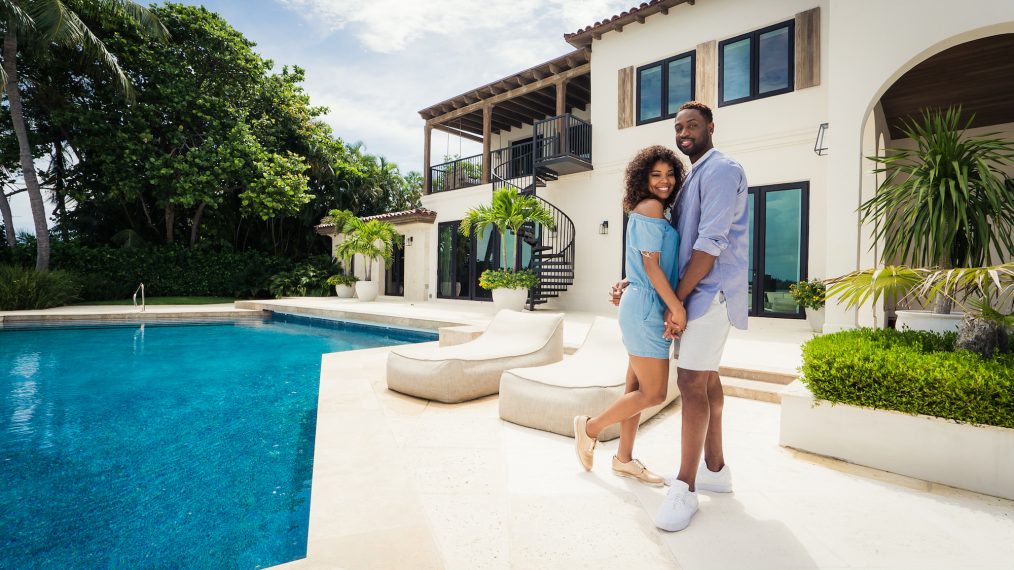 Image result for Gabrielle Union and Dwyane Wade at home