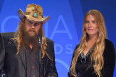 Chris and Morgane Stapleton at The 50th Annual CMA Awards