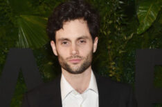 Penn Badgley attends the 2018 A+E Upfront