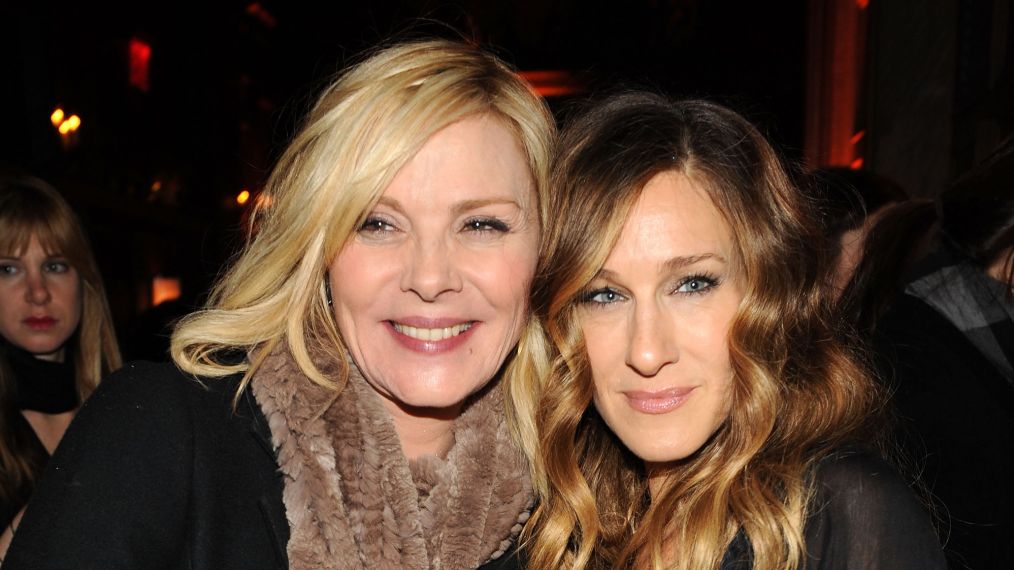 Kim Cattrall and Sarah Jessica Parker at the premiere of 'Did You Hear About The Morgans?
