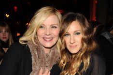 Kim Cattrall and Sarah Jessica Parker at the premiere of 'Did You Hear About The Morgans?