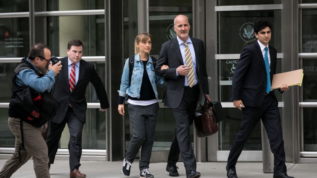 Actress Allison Mack Appears In Court Over Case Involving Alleged Sex Cult