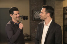Max Greenfield and Jake Johnson in The New Girl