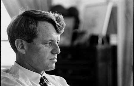 USA. New York City. 1966. Portrait of Robert KENNEDY in his apartment.