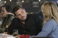 Justin Chambers and Ellen Pompeo in Grey's Anatomy
