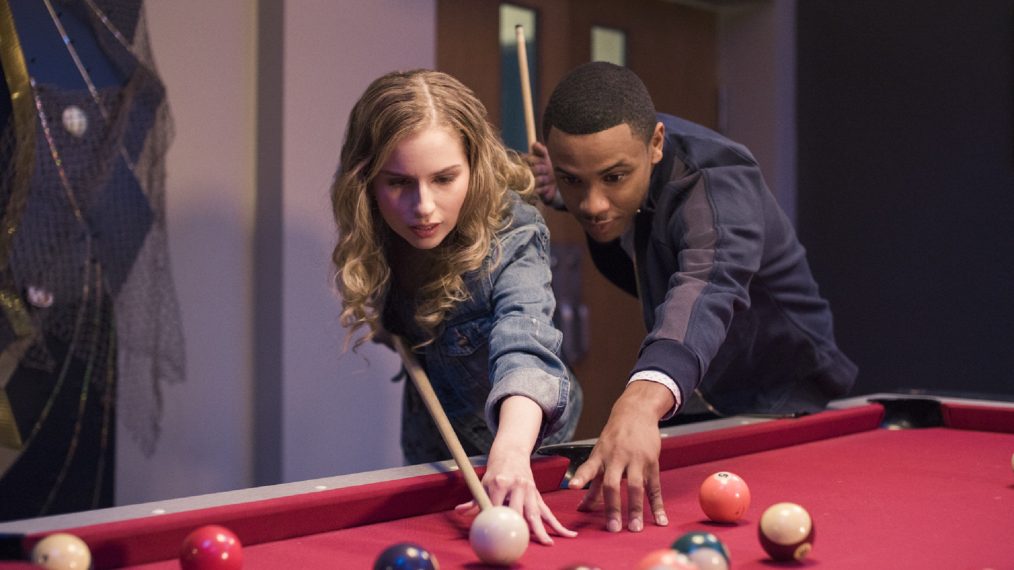 Melinda Weems (Allie Grant) and Christian Christian (Tequan Richmond) in All Night - 'Midnight Madness'