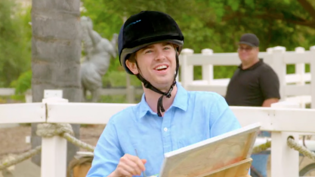 Freddie Highmore Struggles Artistically in a Hilarious 'Taskmaster' Sneak Peek (VIDEO)