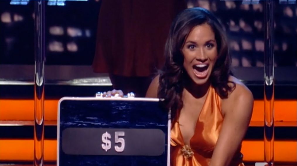 Meghan Markle as Case Model on 'Deal or No Deal'