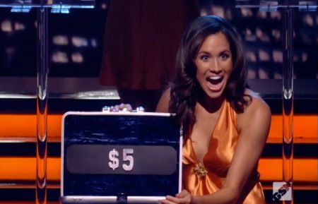 Meghan Markle as Case Model on 'Deal or No Deal'