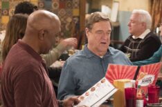 James Pickens Jr. and John Goodman in Roseanne