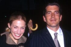 Carolyn Bessette-Kennedy and John F. Kennedy Jr. attend Newman's Own/George Awards