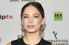 Kristin Kreuk attends International Emmy Awards Red Carpet in 2017