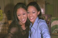 Tamera Mowry and Tia Mowry - The WB Television Network Celebrated It's First 100-Episode Achievement With 'Sister, Sister' The Star's Of The Sitcom