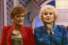Rue McClanahan and Betty White on Golden Girls