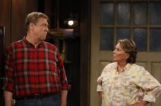 John Goodman and Roseanne Barr