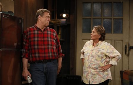 John Goodman and Roseanne Barr