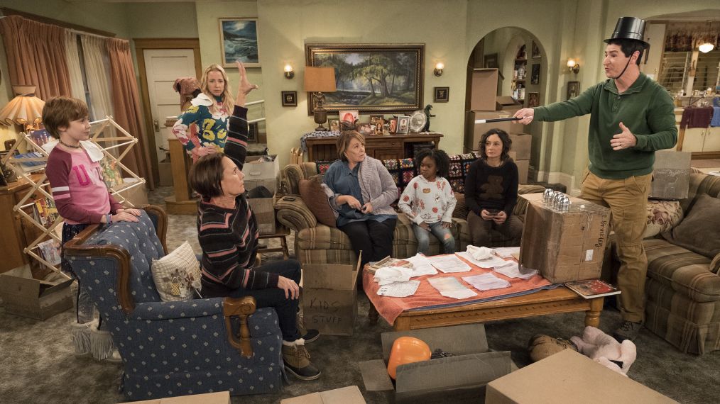 AMES MCNAMARA, LAURIE METCALF, LECY GORANSON, ROSEANNE BARR, JAYDEN REY, SARA GILBERT, MICHAEL FISHMAN