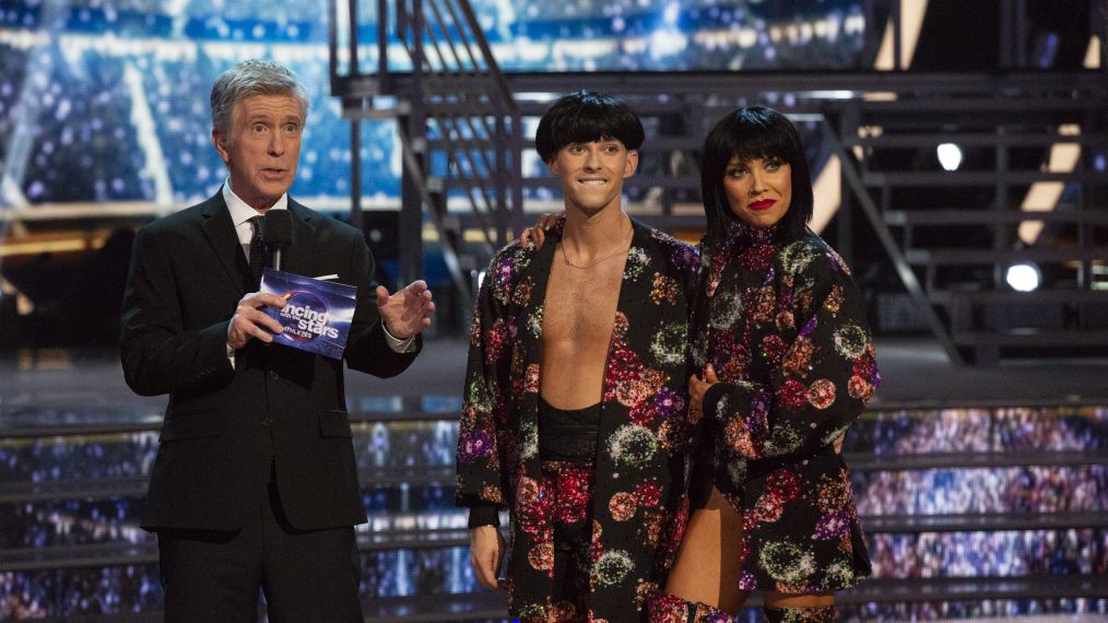 Dancing With The Stars - Tom Bergeron, Adam Rippon, Jenna Johnson