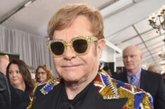 Elton John attends the 60th Annual Grammy Awards