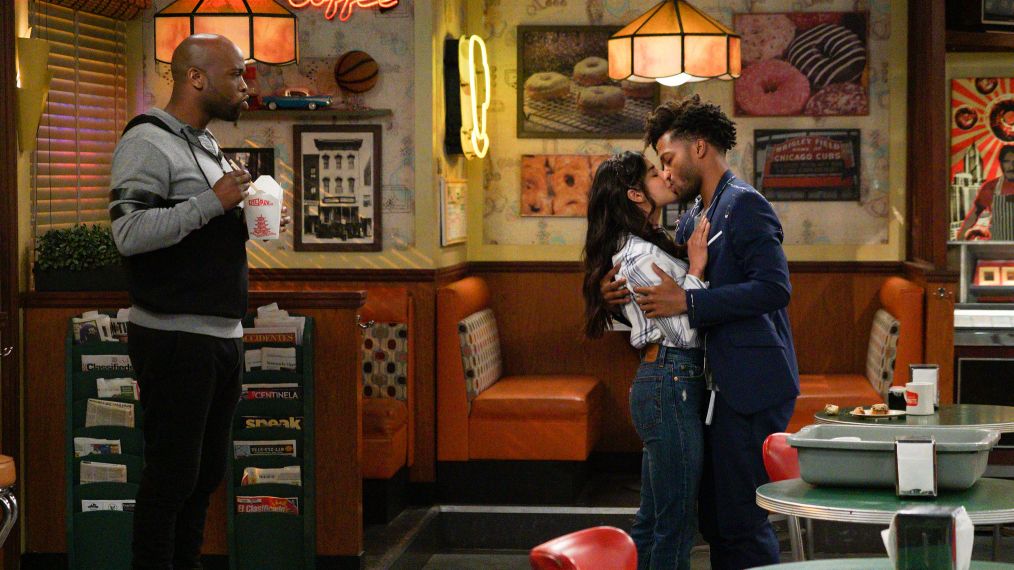 Superior Donuts - Diane Guerrero as Sofia and Jermaine Fowler as Franco