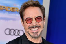 Robert Downey Jr. arrives at the premiere of Spider-Man: Homecoming at TCL Chinese Theatre