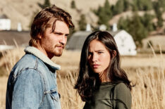 Yellowstone - Luke Grimes as Kayce, Kelsey Asbille as Monica