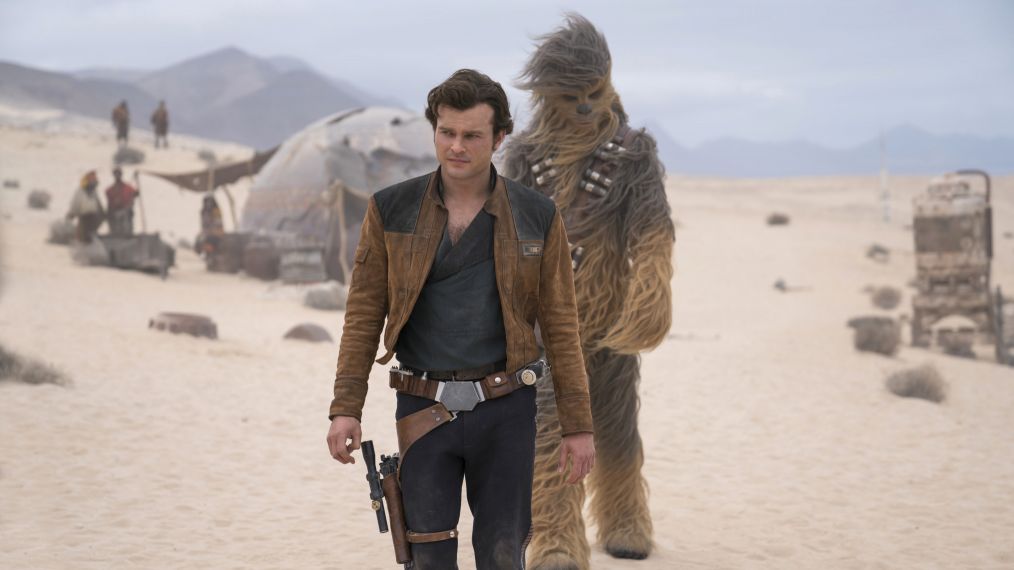 Alden Ehrenreich as Han Solo in Solo: A Star Wars Story