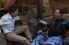 Arrested Development - Michael (Jason Bateman) and Buster (Tony Hale) have scare in the attic