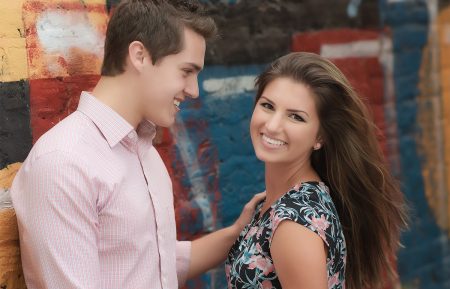 Carlin Bates with her boyfriend, Evan Stewart, in 'Bringing Up Bates'