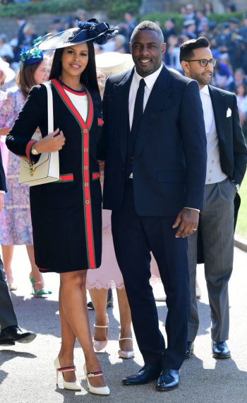 Idris Elba and Sabrina Dhowre attend Prince Harry Marries Ms. Meghan Markle - Windsor Castle