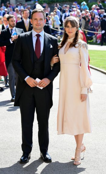 Patrick J. Adam and Troian Bellisario at Prince Harry marries Ms. Meghan Markle - Windsor Castle