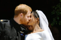 Prince Harry and Ms. Meghan Markle kiss - Windsor Castle