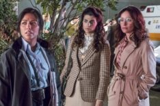 Timeless - Season 2 - Karen David as Young Denise Christopher, Claudia Doumit as Jiya, Abigail Spencer as Lucy Preston