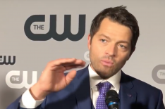 Misha Collins of Supernatural at the CW upfront red carpet in New York City