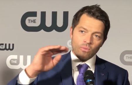 Misha Collins of Supernatural at the CW upfront red carpet in New York City