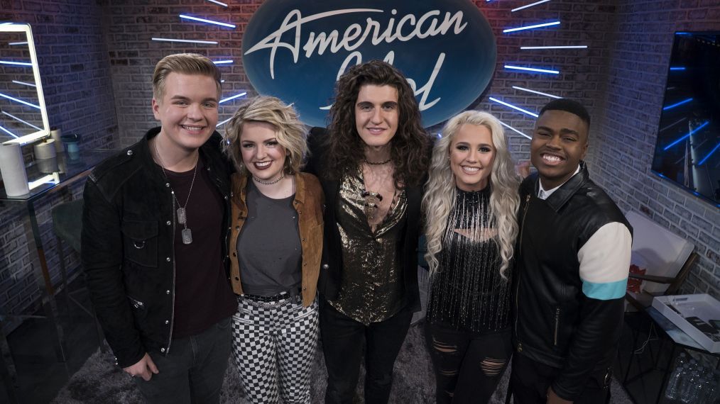 Caleb Lee Hutchinson, Maddie Poppe, Cade Foehner, Michael J. Woodard of American Idol