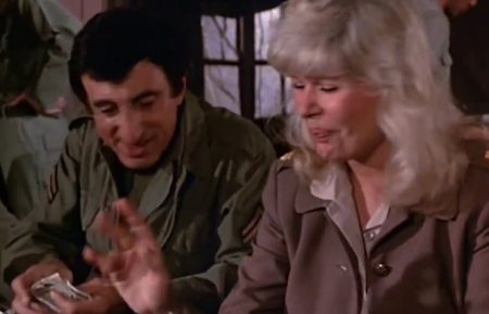 Jamie Farr and Loretta Swit in M*A*S*H