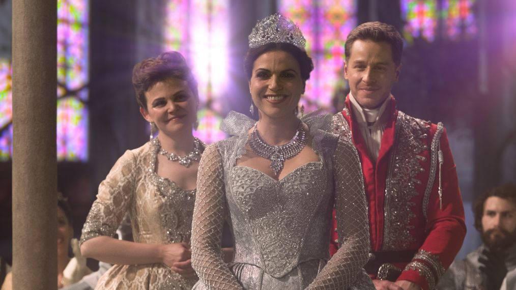 Ginnifer Goodwin, Lana Parrilla, and Josh Dallas in Once Upon a Time