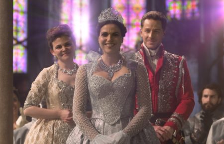 Ginnifer Goodwin, Lana Parrilla, and Josh Dallas in Once Upon a Time