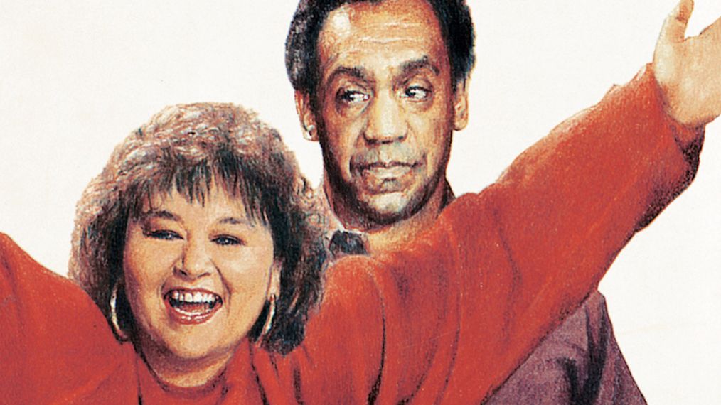 Roseanne Barr and Bill Cosby on the cover of TV Guide Magazine