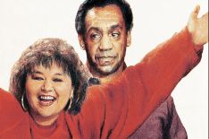 Roseanne Barr and Bill Cosby on the cover of TV Guide Magazine